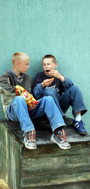 Małe obżartuchy. Kościan plac przy ZUSie