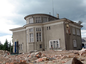 Cukrownia Kościan w rozbiórce.
