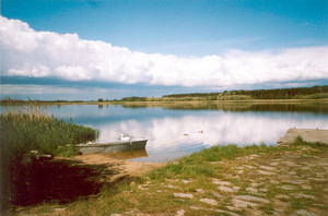 Fot. Maria Bartoszewska. Moje ulubione miejsce nad jeziorem Wonieść. Zdjęcie wykonałam o godzinie 14.00 nad brzegiem jeziora od strony miejscowości Wonieść (w pobliżu młyna).