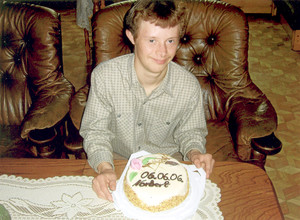Fot. Zbigniew Szklarski. Na zdjęciu mój syn Norbert w dniu jego imienin.