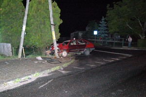 Mieszkańców Kawczyna zbudził huk. Czterdzieści minut po północy z podporządkowanej na ,,piątkę