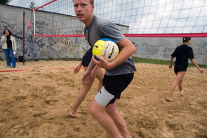 Kościan, osiedle Jagiellońskie. Kolejny wakacyjny turniej piłki plażowej organizowany przez Alinę Otto