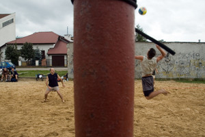 Kościan, osiedle Jagiellońskie. Kolejny wakacyjny turniej piłki plażowej organizowany przez Alinę Otto