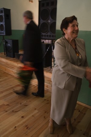 Marta Mędza, przewodnicząca KGW od 27 lat. Uściskom dłoni i gratulacji dla tak prężnie działającego Koła nie było końca.