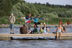 Dębiec Nowy, plaża główna