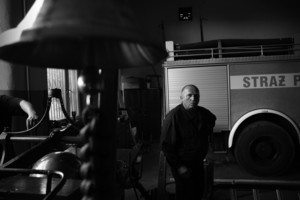 Czempiń, remiza OSP, godz. 19.19. 