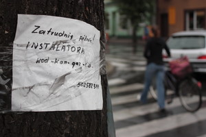 Rynek w Czempiniu. Poranek. 