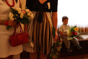 Przed ślubem. Urząd Gminy w Czempiniu, godz. 13.57