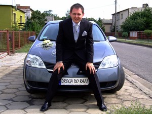 Droga do raju - autor: Łukasz Wojciak.  Zdjęcie przedstawia mojego brata Jakuba tuż przed wyruszeniem w swoją ostatnią 