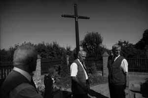 Choryń, gmina Kościan. Przygotowania do pogrzebu.