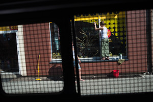 Kościan, Patrolowanie miasta. Widok z okna radiowozu