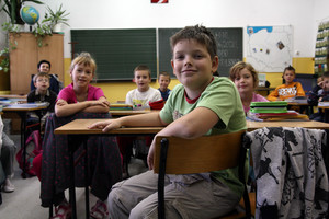 Bartosz Kuźniak, dziewiąty na liście uczniów klasy III B SP nr 1 w Kościanie. Może zostać żołnierzem, policjantem lub lekarzem. W szkole najbardziej lubi przerwy.