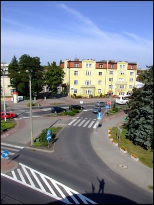 ORŁA CIEŃ. autor: Łukasz Wojciak. zdjęcie wykonane z dachu 