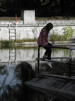 Na zdjęciu Kinga. Zdjęcie wykonałam na Starym Basenie. Autor: Irmina Wrzosek.