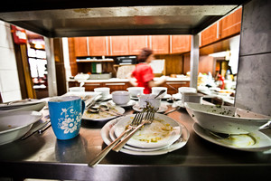 Zajazd u Dudziarza, praca w kuchni