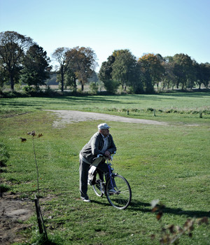Kibic podczas meczu Luks Stare Bojanowo – Gwiazda Siedlec