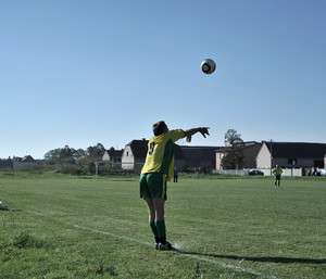 Walka na boisku w Katarzyninie trwała do ostatniego gwizdka.