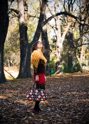Zbigniew Warczok - Kościan, planty. Moja znajoma, Renata, poszukuje jesieni...