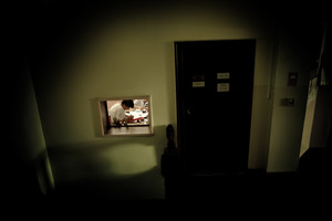  Dyżurka pielęgniarska. Dyżuruje Pani Wiesława i Pani Lidia.