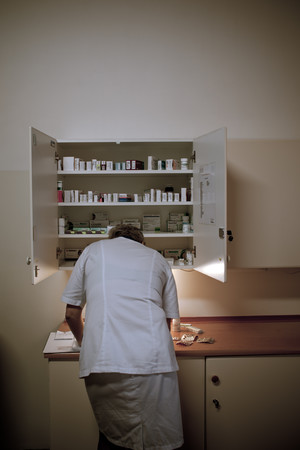 Przygotowanie leków.