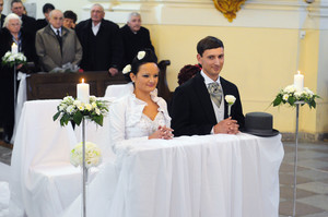 Ślub Malwiny Dopierały i Macieja Pohla. Na wesele zaprosili dwustu gości