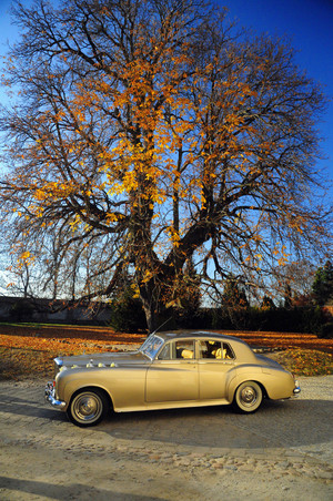 Tym samochodem przyjechali na swój ślub Malwina Dopierała i Maciej Pohla.