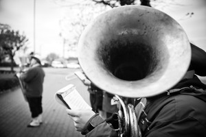  Orkiestra dęta uświetniła uroczystość...