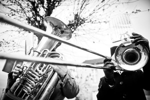  Orkiestra dęta uświetniła uroczystość...