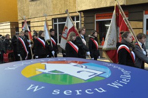Kościan, przemarsz z fary na rynek