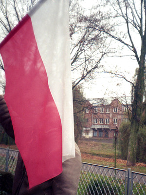 Fot. Barbara Perkowska. Pomoc bliźniego!  Kościan 11-11-2011 r.