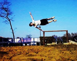 Fot. Samanta Krawczyk z kl.1ag Zespołu szkół w Krzywiniu. Mój kuzyn Krystian podczas treningu.