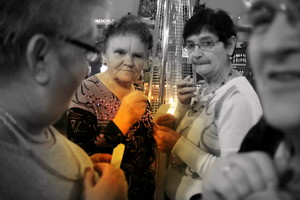 Lubiń (gm. Krzywiń) Spotkanie opłatkowe seniorów.