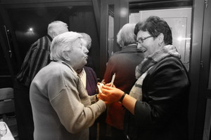 Lubiń (gm. Krzywiń) Spotkanie opłatkowe seniorów.