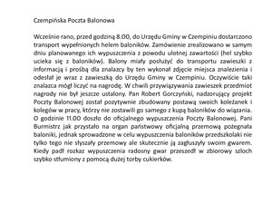 Czempińska Poczta Balonowa