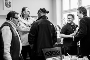 Śniadanie reporterów u starosty