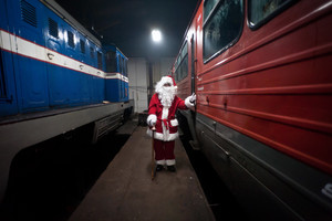 Mikołajkowy przejazd Śmigielską Kolejką Wąskotorową 