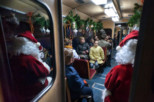 Mikołajkowy przejazd Śmigielską Kolejką Wąskotorową 