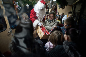 Mikołajkowy przejazd Śmigielską Kolejką Wąskotorową 