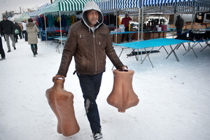 Śmigiel życzliwi Bułgarzy na targowisku