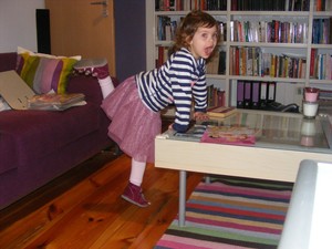 Zdjęcie wykonane przez Piotra Strzelczyka, opiekuna redakcji strony internetowej Zespołu Szkół w Jerce - zsjerka.pl: Julka w swoim żywiole.