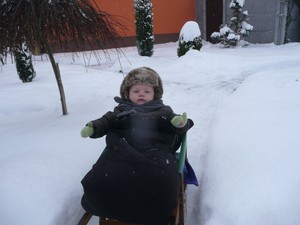Fot. Ewa Żurczak. Mój 10-miesięczny wnuczek Antoś - 12.12.2012, godz.12.12