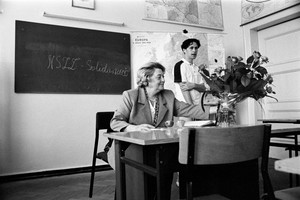 Marianna Mandel prowadzi lekcję historii w LO